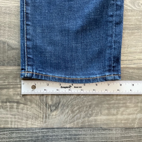 38x30 Lucky Brand 410 Athletic Fit Jeans Men's Blue Dark Wash Stretch 7MP1965T2 - Picture 10 of 14